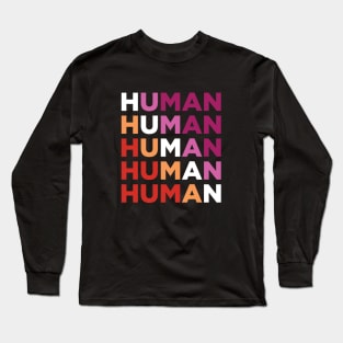 Lesbian Human Long Sleeve T-Shirt